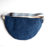 Blue Orange Floral Millie Recycled Cross Body Sling Bum Bag NEW