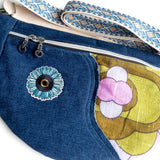 Purple Circles Millie Recycled Cross Body Sling Bum Bag NEW