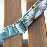 Green White Floral Harper Upcycled Cross Body Bag