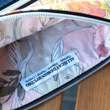 Psychedelic Floral Harper Upcycled Cross Body Bag