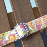 Psychedelic Floral Harper Upcycled Cross Body Bag