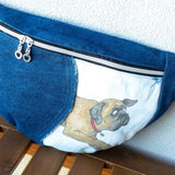 Old English Mastiff Millie Recycled Cross Body Sling Large