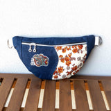 Vintage Autumn Flowers Millie Recycled Cross Body Sling Large