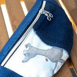 Greyhound Millie Recycled Cross Body Sling Bag Small