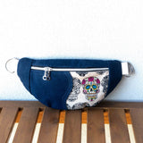 Day Of The Dead Millie Recycled Cross Body Sling Bag Small