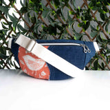 Orange Birdie Millie Recycled Cross Body Sling Bag Small