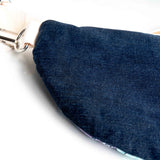 Purple Flowers Millie Recycled Cross Body Sling Bag Small