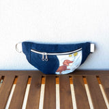 Dachshund Millie Recycled Cross Body Sling Bag Small