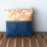 Psychedelic Floral Harper XL Upcycled Cross Body Bag
