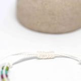 Adjustable Tourmaline Gemstone Fire Polish Bracelet