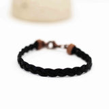 Various Colours 1x Flat Braided Bracelet (Unisex)