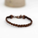 Various Colours 1x Flat Braided Bracelet (Unisex)