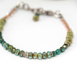 Green Picasso Sparkle Stainless Steel Bracelet