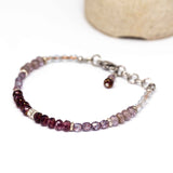 Purple Picasso Sparkle Stainless Steel Bracelet