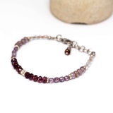 Purple Picasso Sparkle Stainless Steel Bracelet