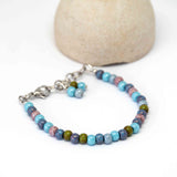 Aged Frost Picasso Surfer Stainless Steel Bracelet