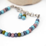 Aged Frost Picasso Surfer Stainless Steel Bracelet