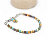 Aged Gala Striped Surfer Stainless Steel Bracelet