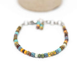 Aged Gala Striped Surfer Stainless Steel Bracelet