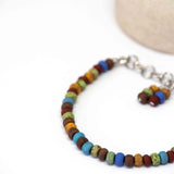 Aged Meiji Picasso Surfer Stainless Steel Bracelet
