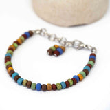 Aged Meiji Picasso Surfer Stainless Steel Bracelet