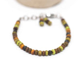 Aged Mosaic Surfer Stainless Steel Bracelet