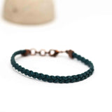 Various Colours 1x Flat Braided Bracelet (Unisex)