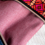 Red Geometric Harper XL Recycled Cross Body Bag