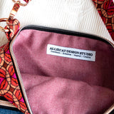 Red Geometric Harper XL Recycled Cross Body Bag