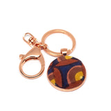 Vintage and Preloved Fabric Key Rings - Various Colours