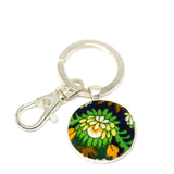 Vintage and Preloved Fabric Key Rings - Various Colours