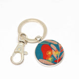 Vintage and Preloved Fabric Key Rings - Various Colours