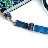 Vintage Funky Blue Harper Recycled Cross Body Bag