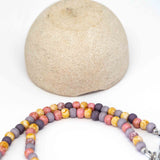 Aged Cherry Blossom Surfer Stainless Steel Unisex Necklace