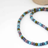 Aged Frost Picasso Surfer Stainless Steel Unisex Necklace