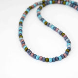Aged Frost Picasso Surfer Stainless Steel Unisex Necklace