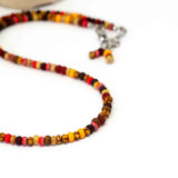 Aged Ides Picasso Surfer Stainless Steel Unisex Necklace
