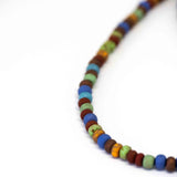 Aged Meiji Picasso Surfer Stainless Steel Unisex Necklace
