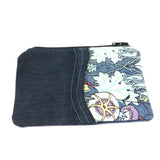 Purple Flowers Small Millie Pouch Purse