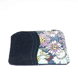 Purple Flowers Small Millie Pouch Purse