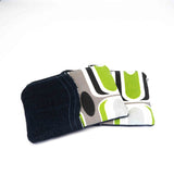 Retro Green Grey Small Millie Pouch Purse