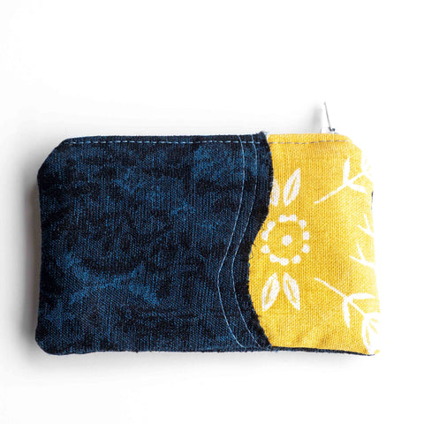 Yellow Birdie Small Pouch Purse