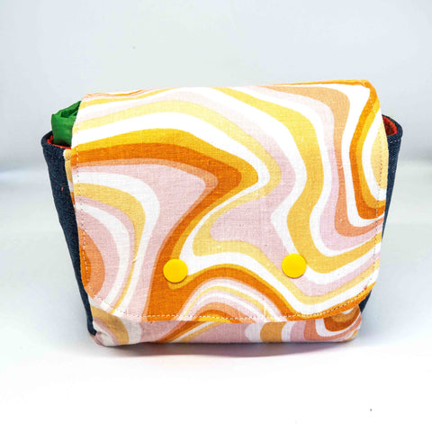 Summertime Denim Shopping Bag Case NEW