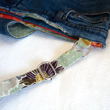 Tropical Large Denim Recycled Slouch Bag