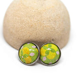Recycled Metal Stainless Steel Stud Earrings
