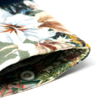 Green White Floral Soft Glasses Case