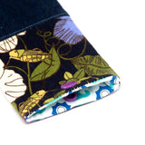 Purple Floral Soft Glasses Case