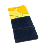 Orange Yellow Green Floral Soft Glasses Case