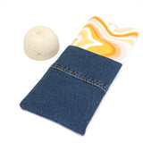 Summertime Denim Soft Glasses Case