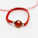 Micro Macrame Adjustable Charm Bracelet, Various Colours